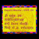 Gayatri n OM Mantra by Naveen Joshi posters