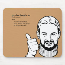 GAYBORHOODLEM MOUSEPAD