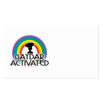 Gaydar Activated Business Card Template