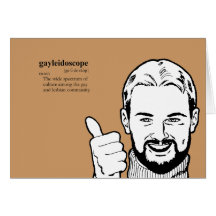 GAYLEIDOSCOPE GREETING CARD
