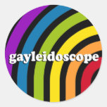GAYLEIDOSCOPE ROUND STICKERS