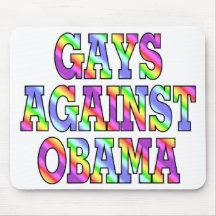 Gays against Obama Mouse Pads