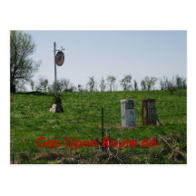 Gaz sur l'itinéraire 66 cartes postales