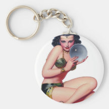 Gaze into the Crystal Ball Key Chain