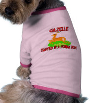Gazelle trapped in a human body doggie t-shirt