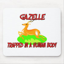 Gazelle trapped in a human body mouse mats
