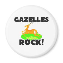 Gazelles Rock Magnet