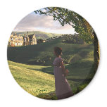 Gazing Upon Pemberley Jane Austen inspired art Magnet