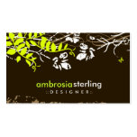 GC | Ambrosial Brown & Tart Lime business cards