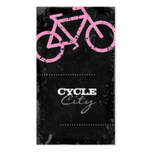 GC | Cycle City Concrete - Pink Business Card