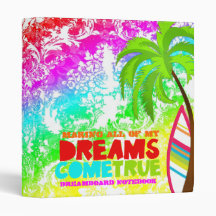 GC Dreams Come True Dream Board Notebook Keeper Vinyl Binder
