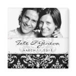 GC | Erika Vintage Damask Save the Date-Black