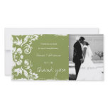 GC | Green Vintage Damask Thank You