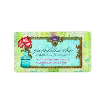 GC Greenhouse Chic Address Label