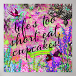 GC Life's too Short Eat Cupcakes Wall Hanging