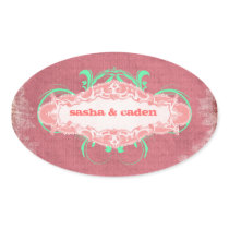 GC | Modishly Melon  "Aged" | Felt Paper Stickers