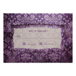 GC | Purple Rapture Vintage RSVP Personalized Invite