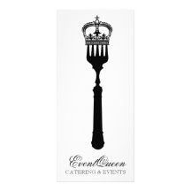 GC Queen Fork Rack Card Design