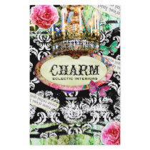 GC | SHABBY Vintage Charm - Black Damask