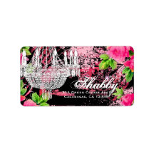GC Shabby Wild Garden Couture Chandelier Personalized Address Label