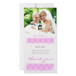 GC | Sweet Pink Print Thank You Picture Card