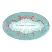GC | Tantalizing Turquoise Red "Aged" Sticker
