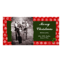 GC | "Torn" Wrapping Paper Photo Card Template