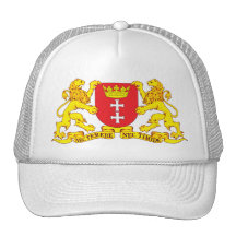 Gdansk Coat of Arms (Danzig) Mesh Hat