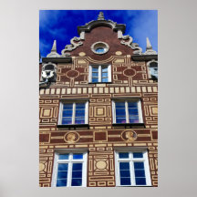 Gdansk House Facade Poster