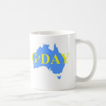 G'Day T-shirt - Australian Mugs