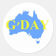 G'Day T-shirt - Australian Stickers