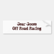 Gear Goose Bumper Sticker