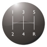 Gear Shifter Sticker