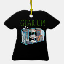 Gear Up Christmas Ornament