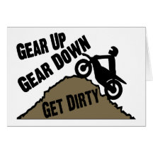 Gear Up Gear Down Dirt Bike Rider Cards
