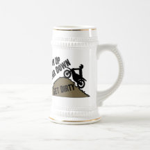 Gear Up Gear Down Dirt Bike Rider Mugs