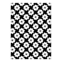 Gear wheels seamless pattern personalized invitation