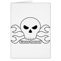 Gearhead Skull cards