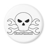 Gearhead Skull Magnets