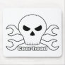 Gearhead Skull Mouse Pad