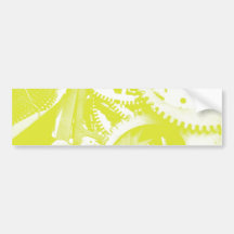 Gears Bumper Sticker