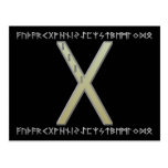 Gebo Rune gold Post Card