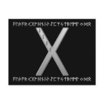 Gebo Rune grey Postcards