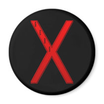 Gebo Rune red Refrigerator Magnet