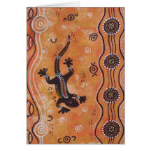Gecko Dreaming Card