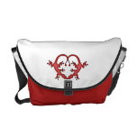 Gecko Heart Messenger Bags