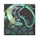 GECKO RETRO REFRIGERATOR MAGNET