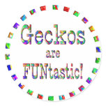 Geckos are FUNtastic Stickers