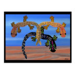 Geckos in the Valley of Fire Post Cards