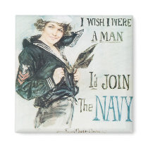 Gee!! I Wish I were a Man Refrigerator Magnets